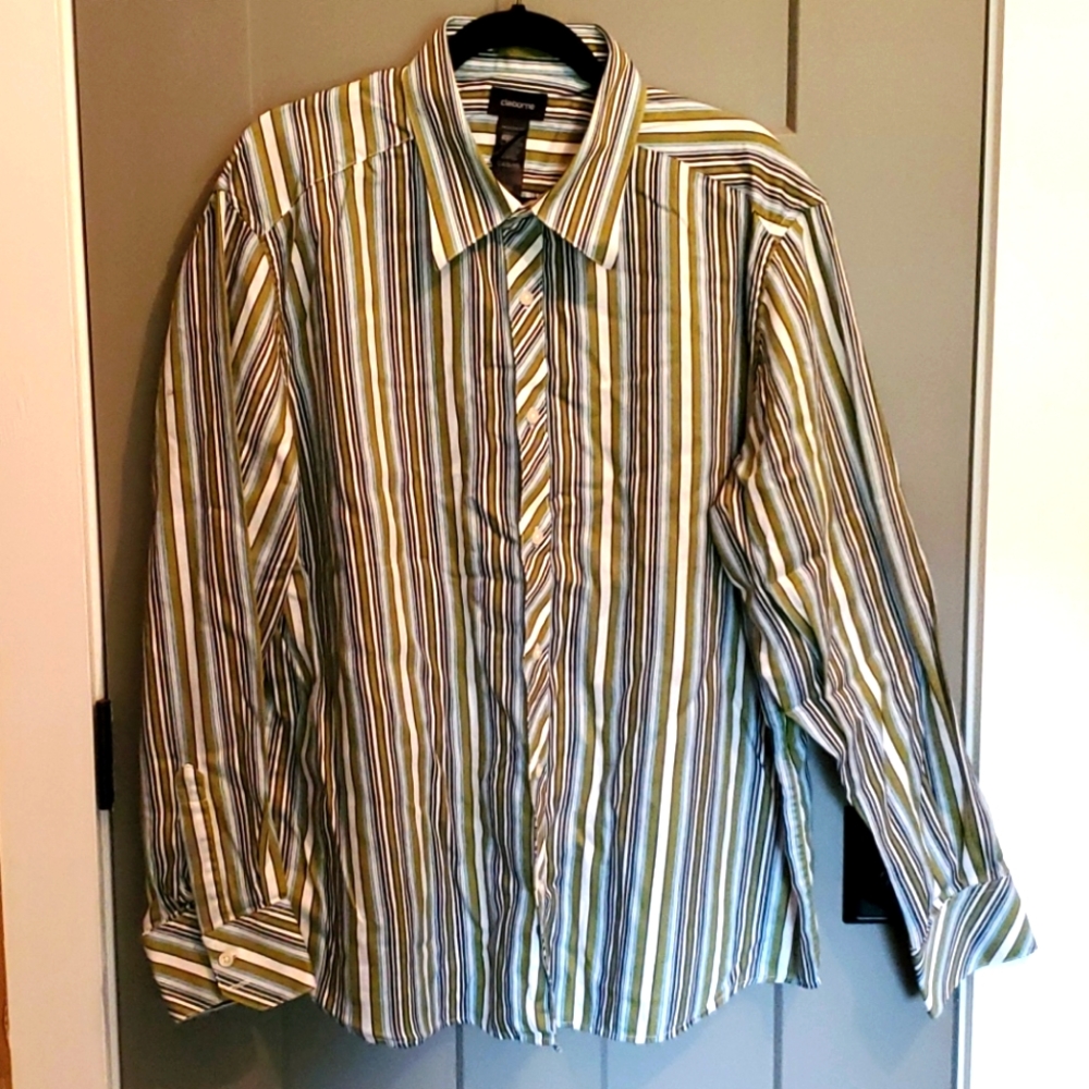 NEW Claiborne button down shirt XXL. New without tags